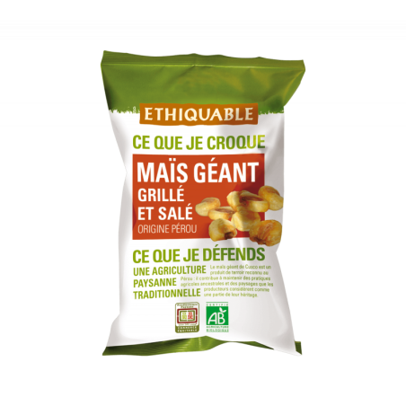 Maïs géant grillé et salé (Ethiquable) 100g