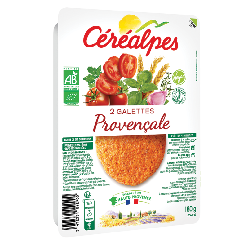 Galettes de céréales provençales (OAVFP) 180g