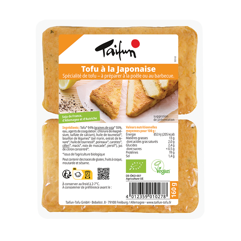 Tofu à la Japonaise (OAVFP) 160g