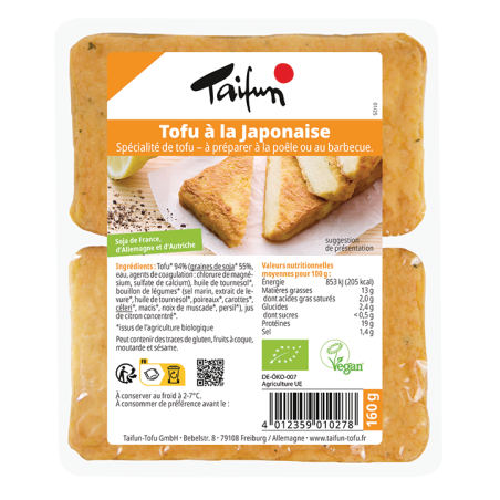Tofu à la Japonaise (OAVFP) 160g