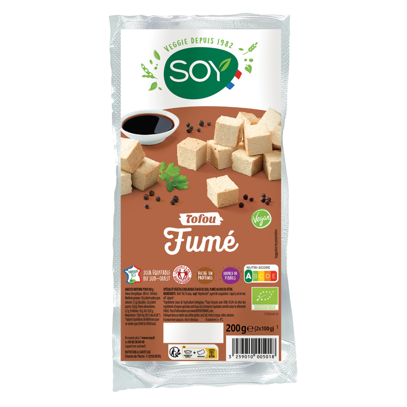 Tofou fumé SOY (OAVFP) 200g