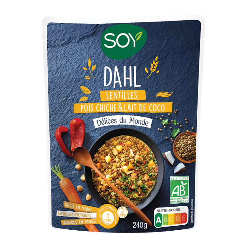 DAHL lentilles poischi lait coco (OAVFP) 240g