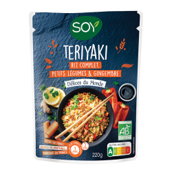 Teriyaki riz légumes gingembre (OAVFP) 220g
