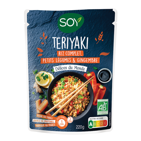 Teriyaki riz légumes gingembre (OAVFP) 220g