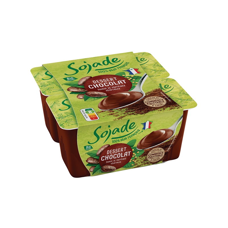 Dessert Sojade chocolat bio (VTFP) 4x100g