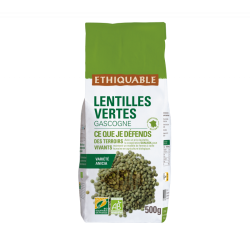 Lentilles vertes (Ethiquable) 500g
