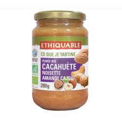 Purée cacahuète, noisette.. (Ethiquable) 280g