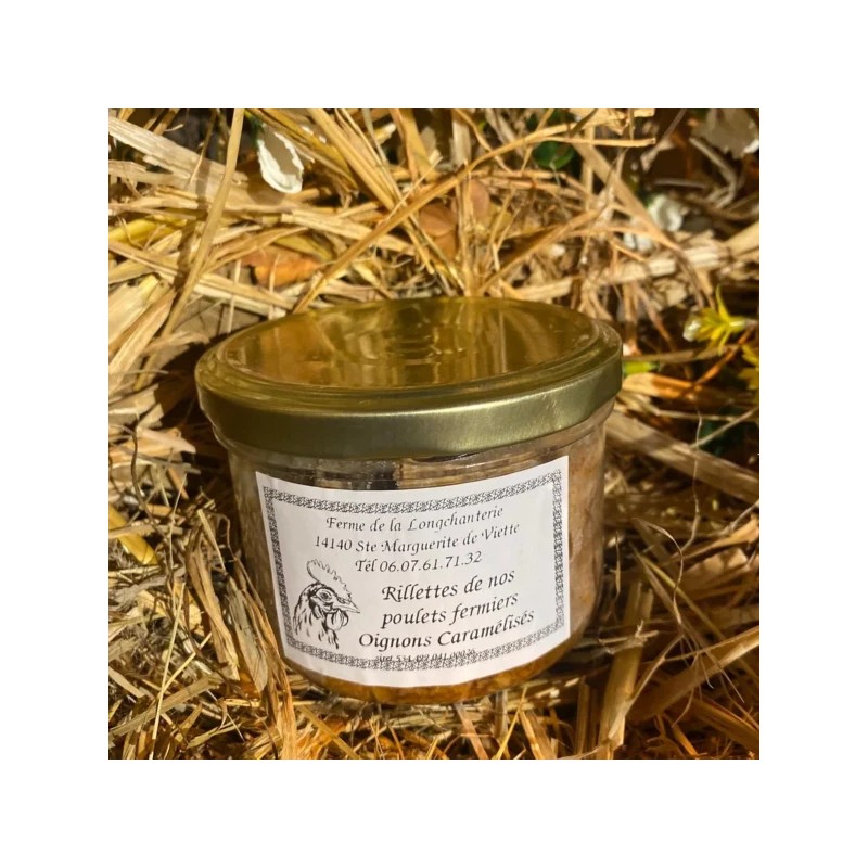 Rillettes poulet oignons (FBrie)