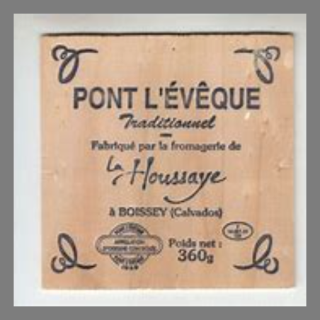 Pont l'Evêque AOP (FBrie) 400g