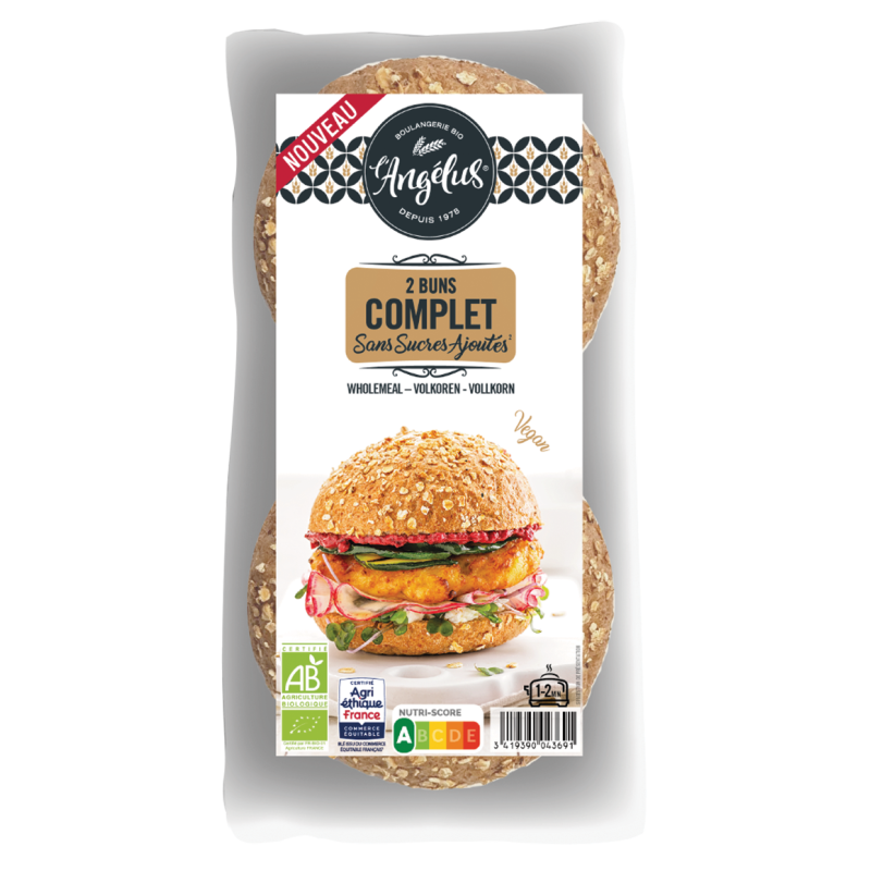 Buns complets x2 (OAVFP) 150g