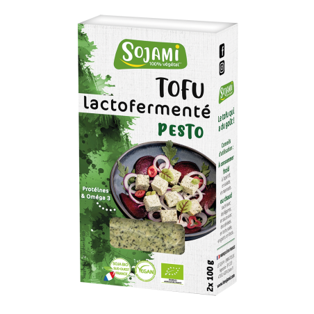 Tofu lactofermenté pesto (OAVFP) 200g
