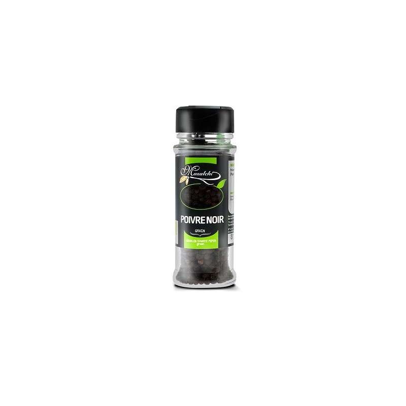 Epices Poivre noir en grains bio (SCEPI) 45g