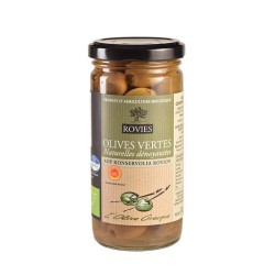 Olives vertes dénoyautés bio (SCEPI) 350g