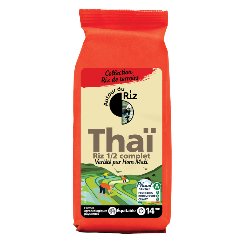 Riz thai 1/2 complet bio (OAVFP) 500g