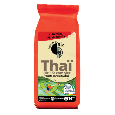 Riz thai 1/2 complet bio (OAVFP) 500g