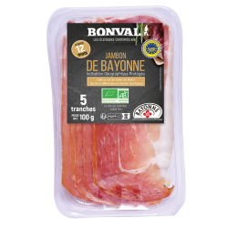 Porc Jambon de Bayonne IGP 12m (OAVFP) 100g
