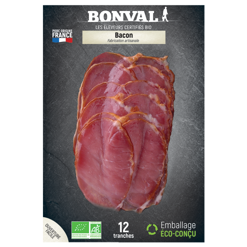 Bacon x 12 tranches (OAVFP) 150g
