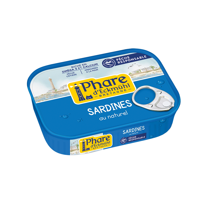 Sardines au naturel (OAVFP) 135g