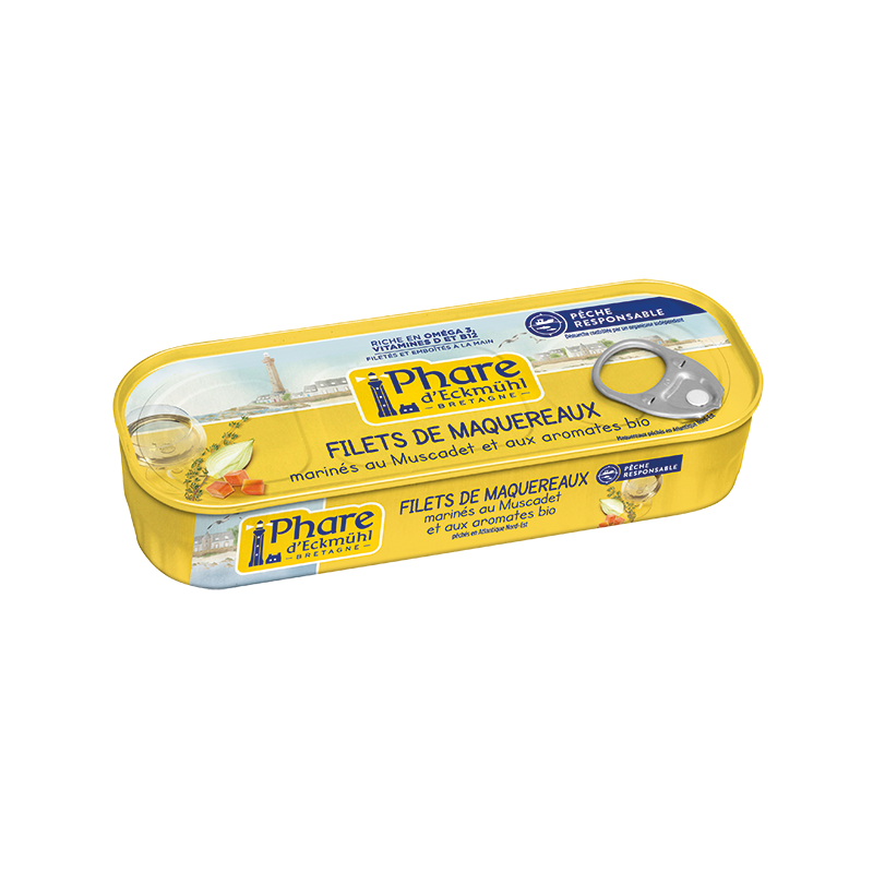Filets maquereaux muscadet bio (OAVFP) 151g