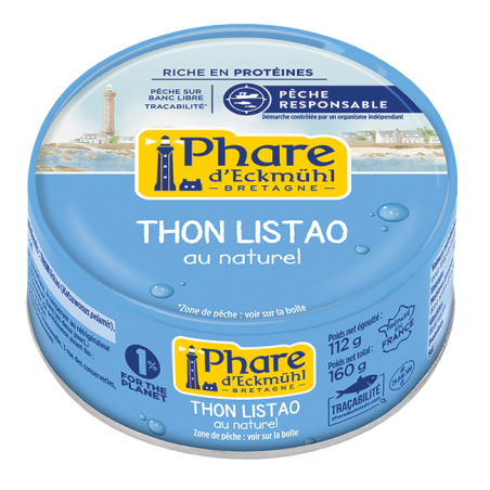 Thon blanc au naturel bio (OAVFP) 112g