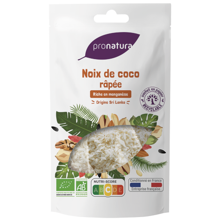 Noix coco râpée bio (OAVFP) 125g