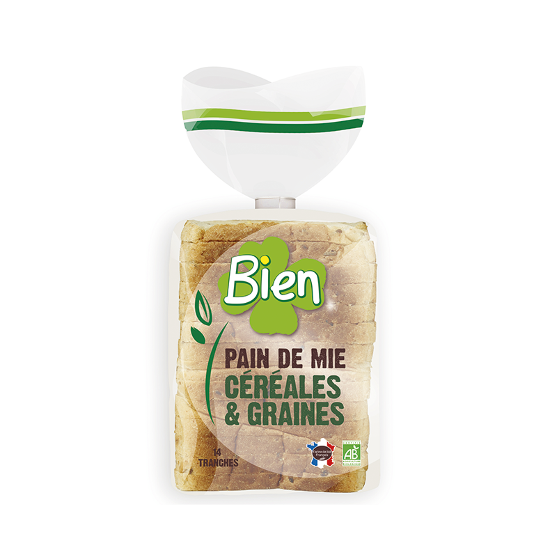 Pain de mie aux céréales et graines (OAVFP) 500g