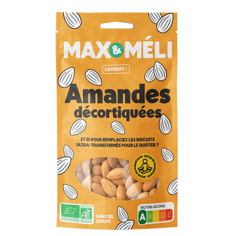 Amandes décortiquées (OAVFP) 250g