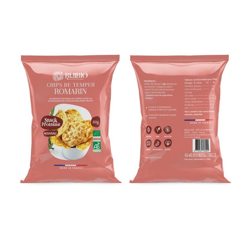 Chips Tempeh Romarin (CoopB) 60g
