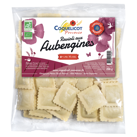 Ravioli frais aubergines (OAVFP) 250g