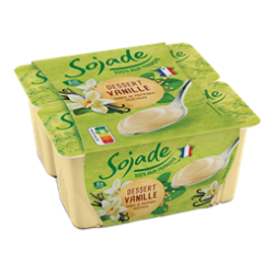 dessert sojade vanille (OAVFP) 4 x 100 gr