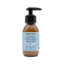 Crème solaire SPF50 liquide Monoï/Musc (comav) 90ml