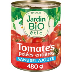 Tomates entières pelées 0sel (LéaN) 800g