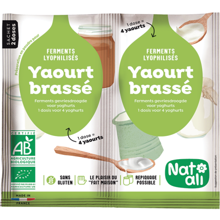 Ferments yaourt brassé (OAVFP) 12g