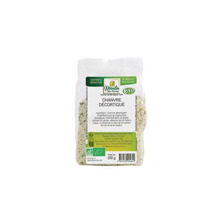 Graines chanvre décortiquées (OAVFP) 250g
