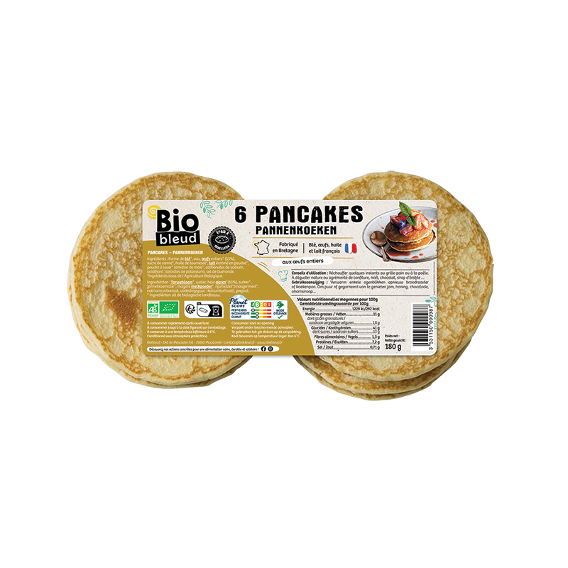Pancakes x6 (OAVFP) 180g