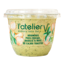 Houmous pois chiche basilic cajou (OAVFP) 150g