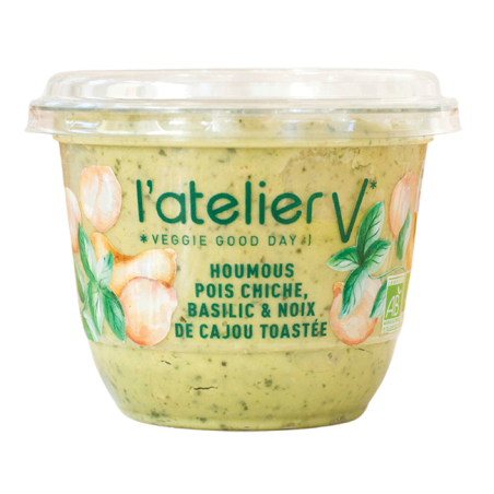 Houmous pois chiche basilic cajou (OAVFP) 150g